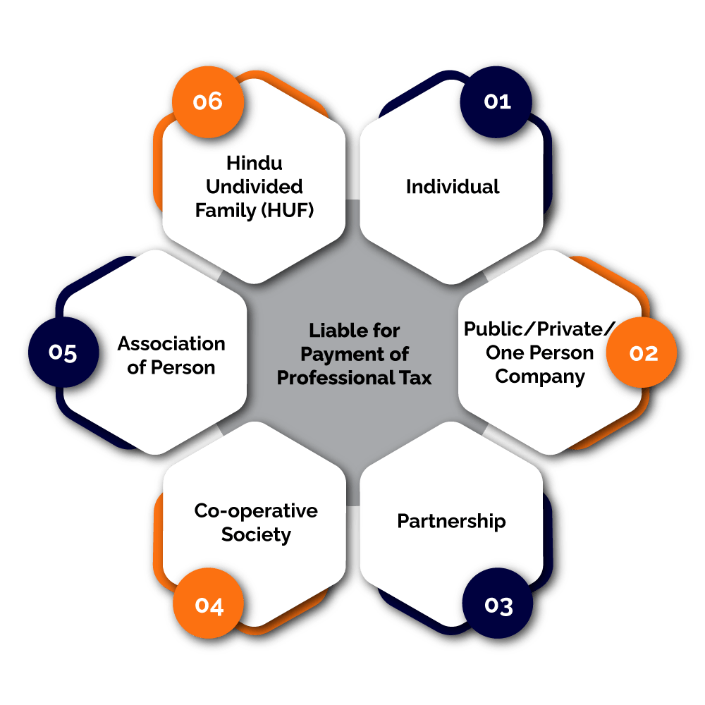 Liable for Payment of Professional Tax